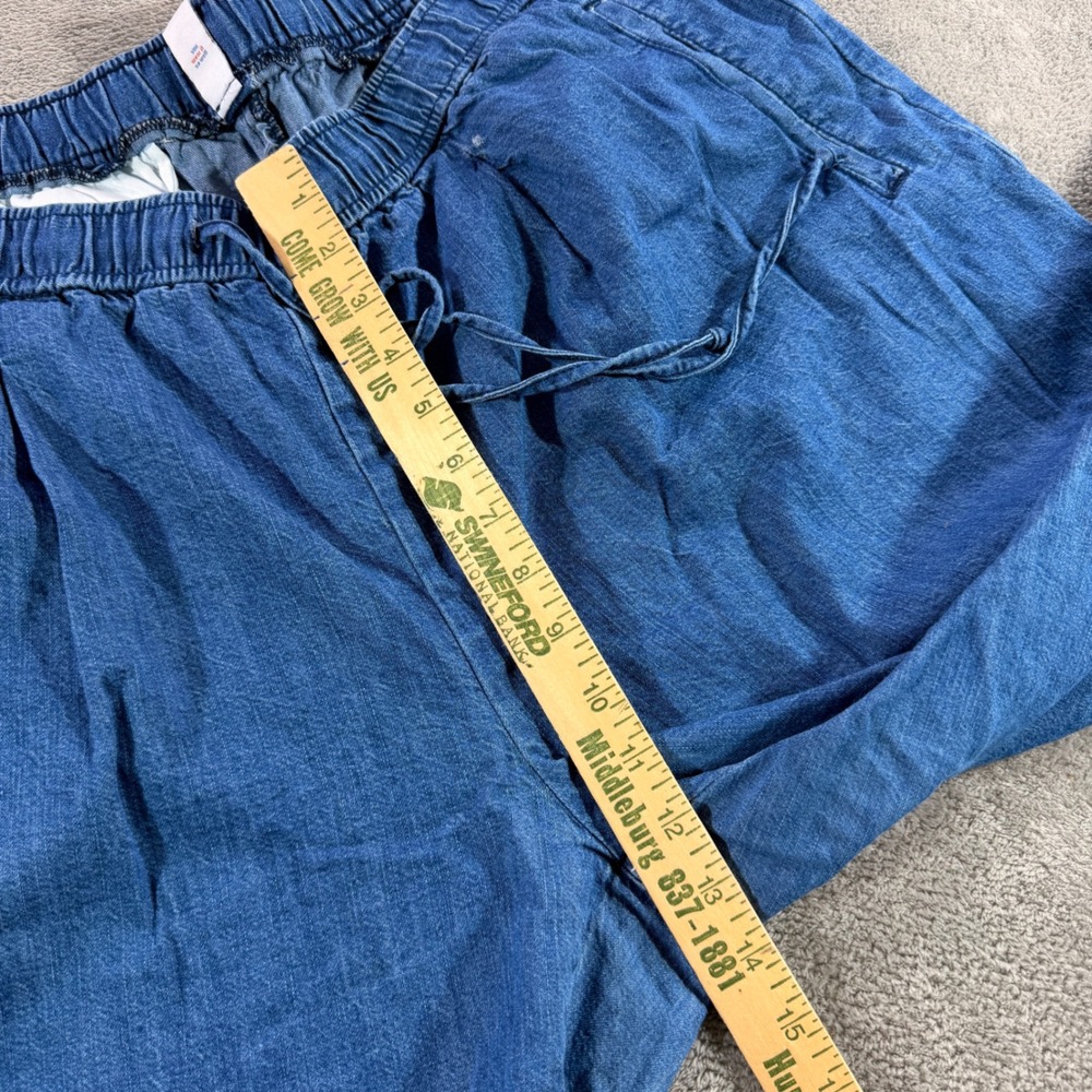 Old Navy Billie Pants Womens XL Blue Dark Wash High Rise Comfort Waist Denim - Picture 6 of 11